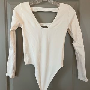 Anthropologie open-back bodysuit